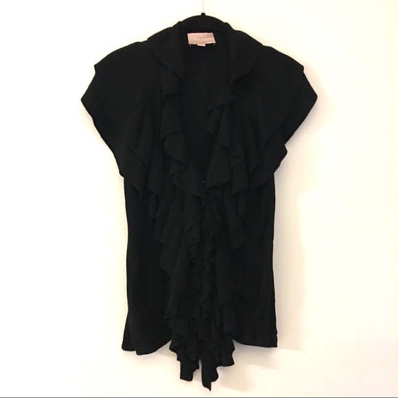 Romeo & Juliet Couture Ruffled Vest - Picture 3 of 7